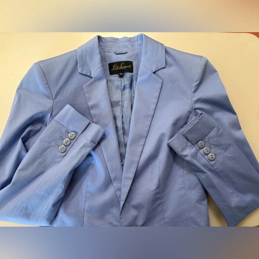 Luisa Spagnoli Light Blue Suit Set